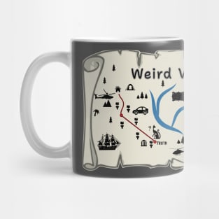 Weird V.P. Map Shirt Mug